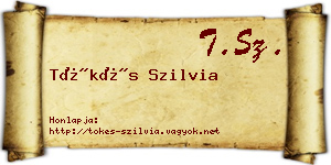 Tőkés Szilvia névjegykártya
